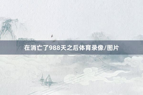 在消亡了988天之后体育录像/图片